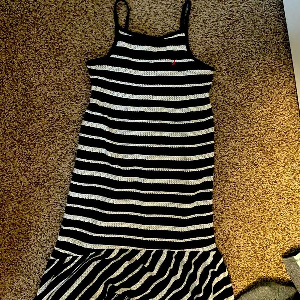 Dress nautica black/white size medium